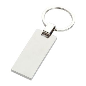 Llavero rectangular plano