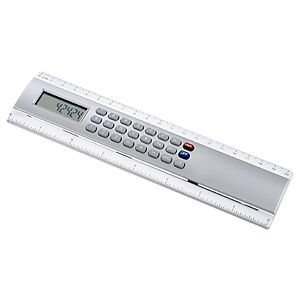 Regla 20cm con Calculadora 1 Regla 20cm con Calculadora