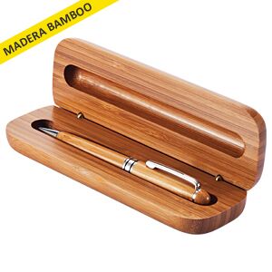 Set Bolígrafo Estuche Bamboo 1 Set Bolígrafo Estuche Bamboo