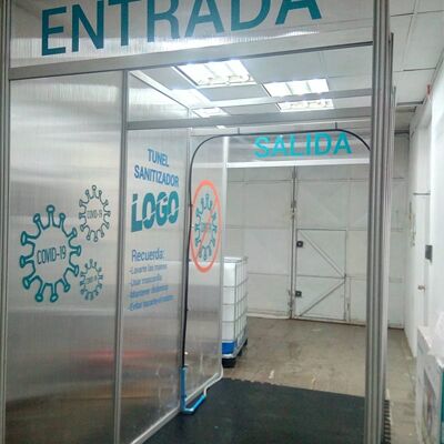 tunel sanitizante