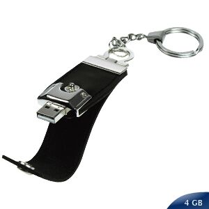 Llavero-Pendrive Simil Cuero