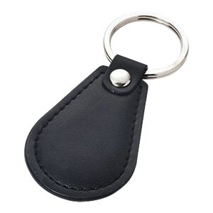 Llavero simil Cuero Negro 1 Llavero simil Cuero Negro