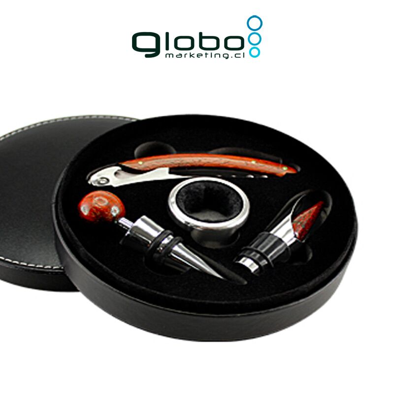 Set-de-Vino-PU-Negro
